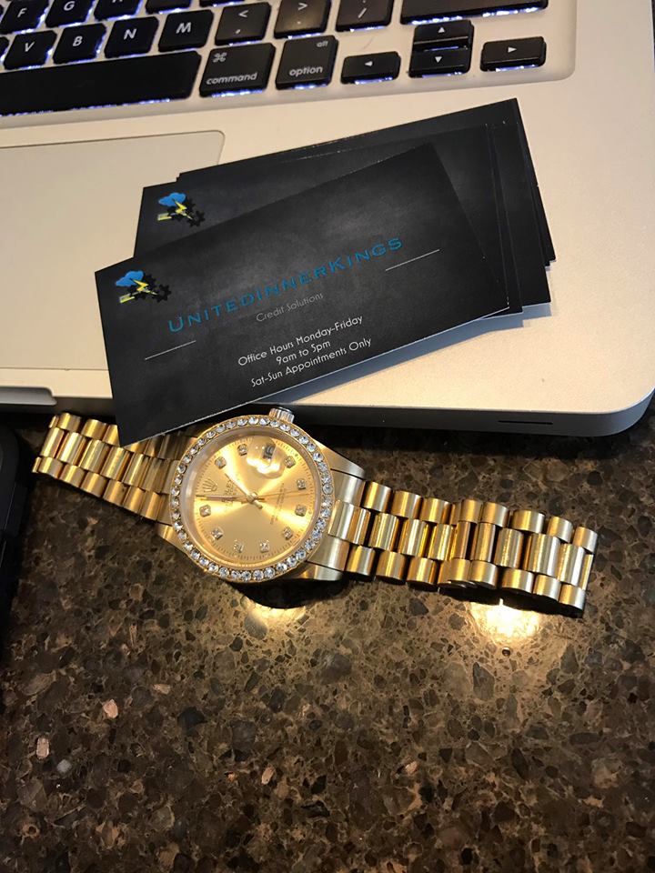 business card rolex